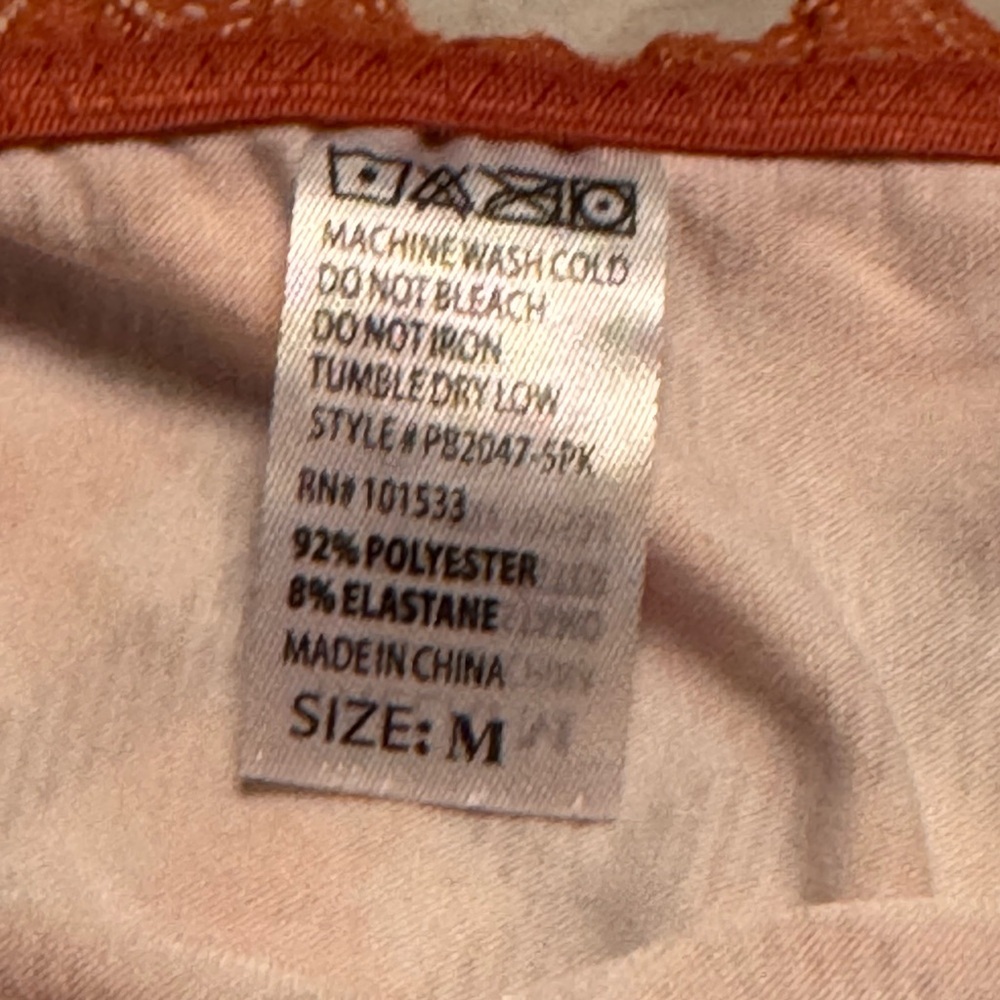 Plaid Lace Trim Women's Panties MEDIUM - Picture 3 of 3
